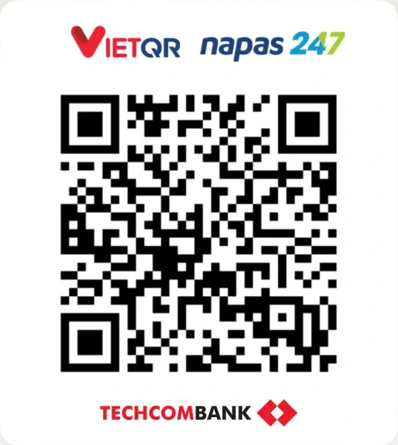 Mã QR chuyển khoản Techcombank – Công ty TNHH GDY – 398689999